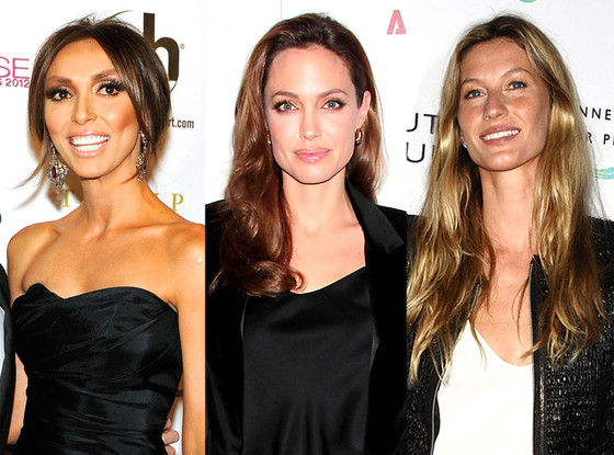 Giuliana Rancic, Angelina Jolie, Gisele Bundchen Giuliana Rancic, Angelina Jolie, Gisele Bundchen
